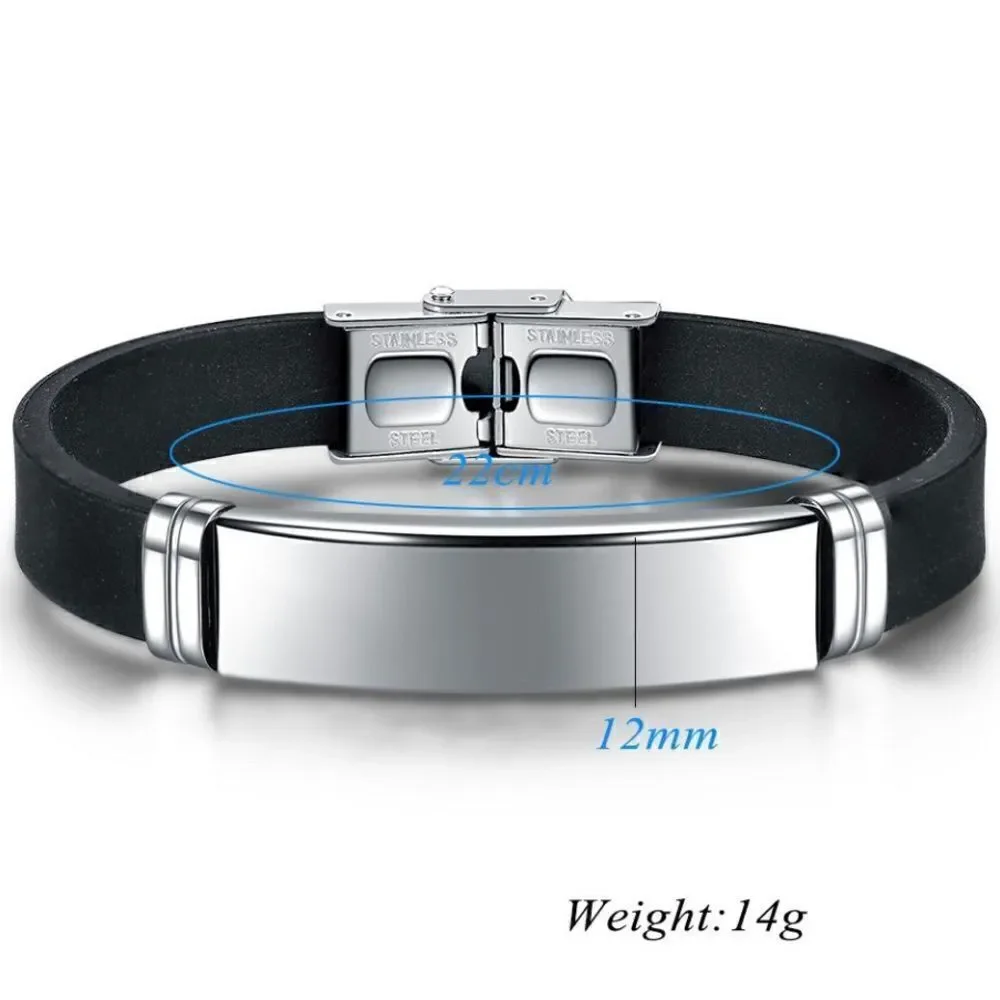 Titanium Steel l Leather Band l Blue, Black, Silver l Men’s Bracelet l New